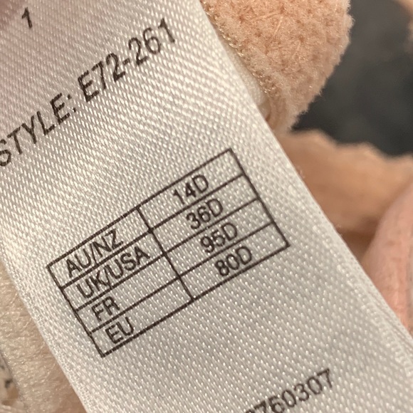 💎2 for $25💎 Elle Macpherson 36D Lace Peach Bra Intimates - Picture 3 of 9